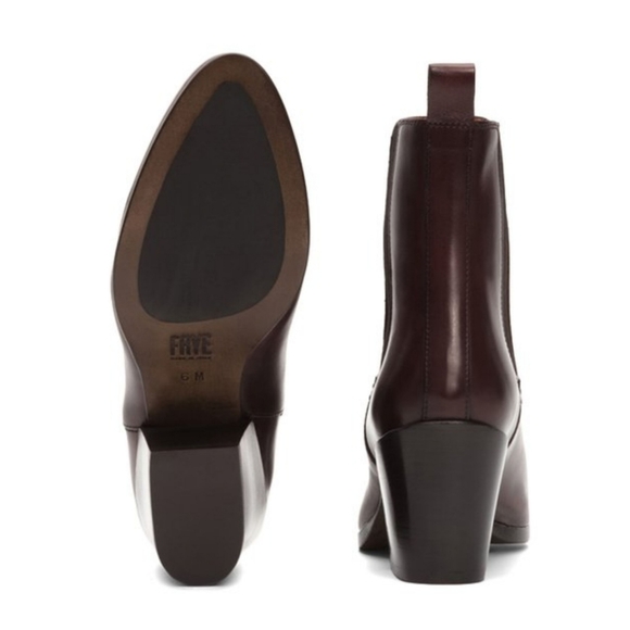 Timeless Frye Bordeaux Chelsea Booties - Picture 5 of 9